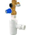 Kit groupe de sécurité vertical anticalcaire + entonnoir siphon