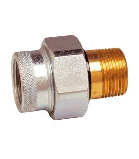 2 raccords isolants laiton