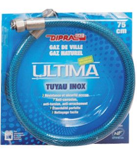 Flexible inox gaz naturel durée de vie illimitée. 1.00m