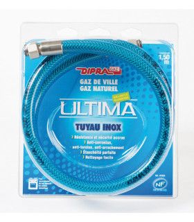 Flexible inox gaz naturel durée de vie illimitée. 2.00m