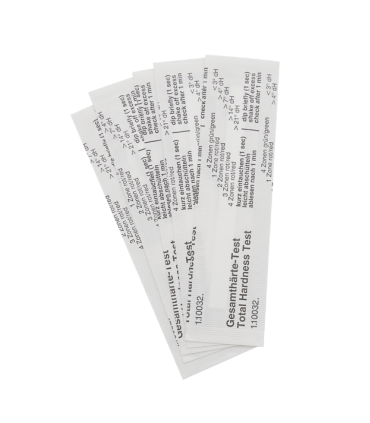 5 bâtonnets de test TH calcaire + emballage