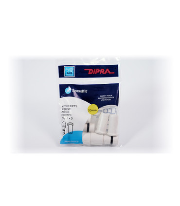 Kit 6 inserts PER/PE-RT & multicouche Ø20
