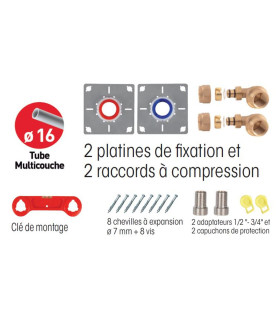DIPRA BOX COMPRESSION MULTICOUCHE Ø16