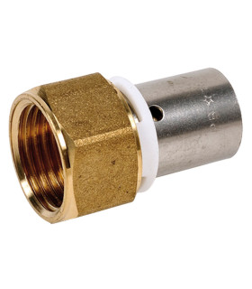 Raccord PER à sertir Ø16 - F 20/27 écrou tournant