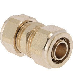 Jonction égale à compression PER Ø20