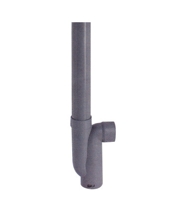 Siphon simple horizontal