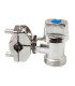 Robinet auto perceur équerre 1/4 de tour