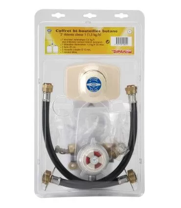 Coffret bi-bouteilles butane